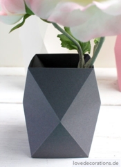 Love Decorations Origami Vase